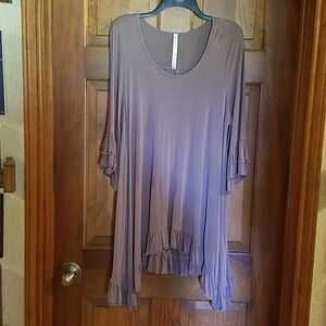 DressinGaudy Knit Frilly Top Size Large